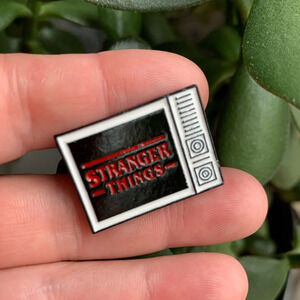 Brand new stranger things inspired tv show enamel pin